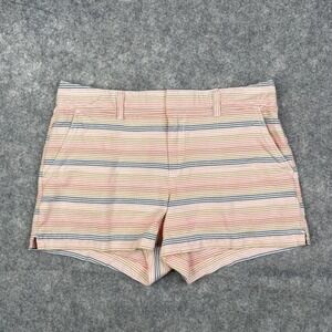 Gap City Short Women's 8 Striped Multicolor Flat Front Casual Beach Resort